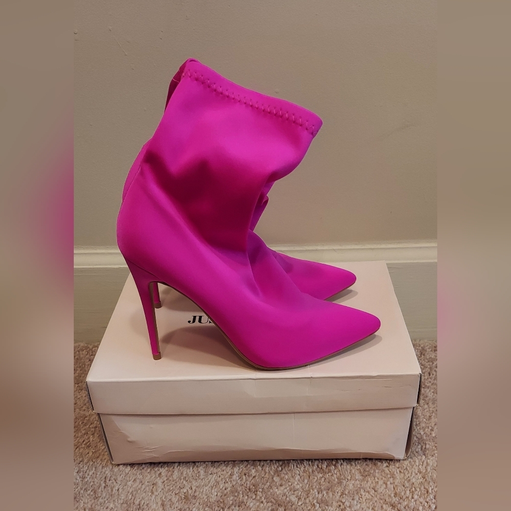 Just Fabulous Hot Pink Bootie
